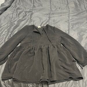 Elegant Black Long Sleeve Dress